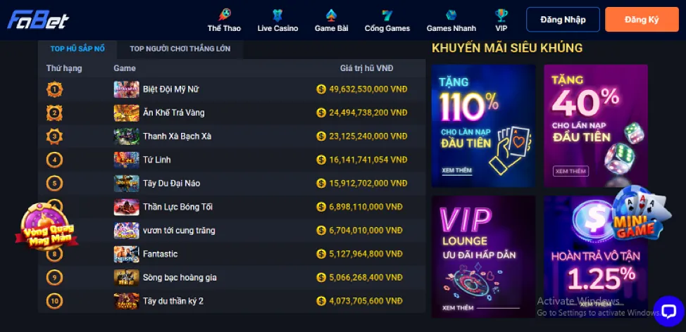 Trò chơi bắn cá N8BET